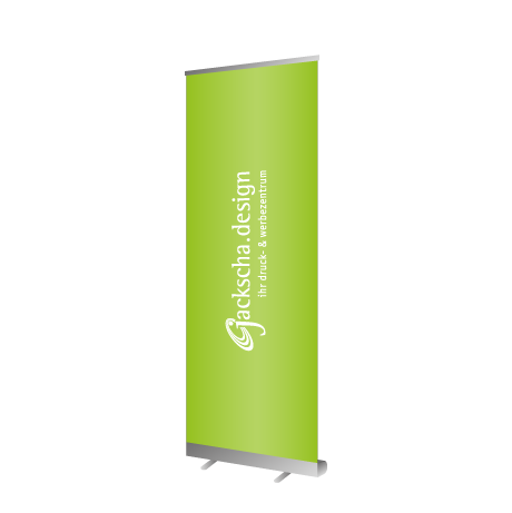 Roll-Up Budget | B 100 cm x H 200 cm | einseitig bedruckt
